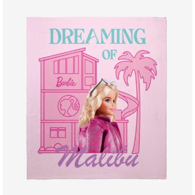 Barbie Dreaming Of Malibu Throw Blanket