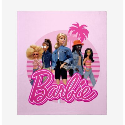 Barbie Retro Crew Throw Blanket