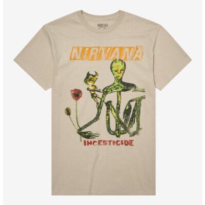 Nirvana Incesticide Boyfriend Fit Girls T-Shirt