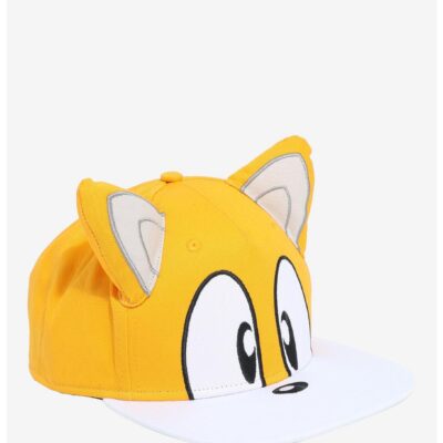 Sonic The Hedgehog Tails 3D Ears Snapback Hat