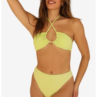 Dippin’ Daisy’s Amalfi Swim Top Lime Green