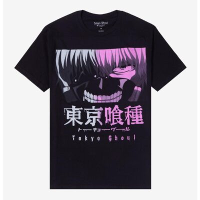 Tokyo Ghoul Ken Face Ombre Split T-Shirt