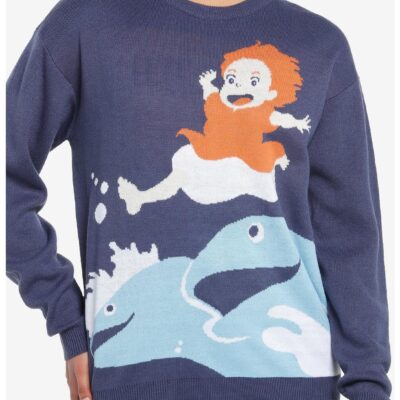 Studio Ghibli Ponyo Fish Girls Sweater