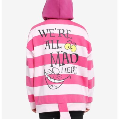 Disney Alice In Wonderland Cheshire Cat Girls Hoodie