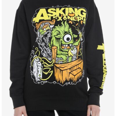 Asking Alexandria Video Game Demon Girls Sweatshirt