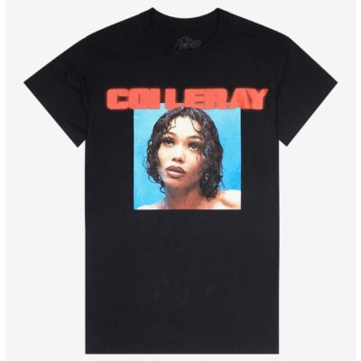 Coi Leray Portrait Boyfriend Fit Girls T-Shirt