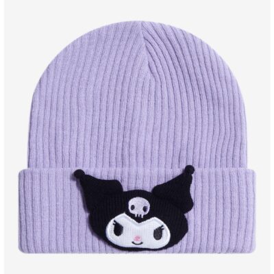 Kuromi Plush Head Beanie