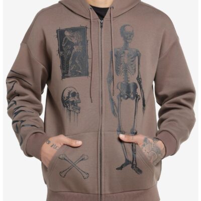 Social Collision® Slow Death Skeletons Hoodie