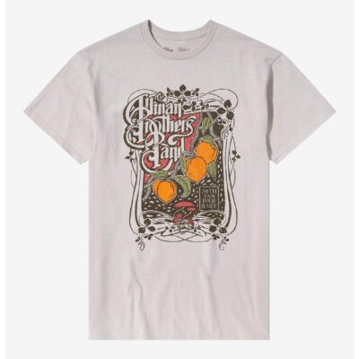 The Allman Brothers Band Eat A Peach 50th Anniversary Boyfriend Fit Girls T-Shirt