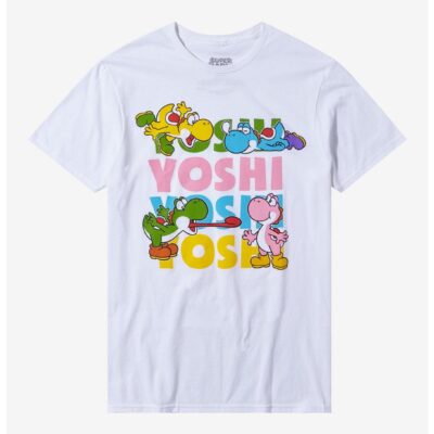 Super Mario Yoshi Multicolor T-Shirt