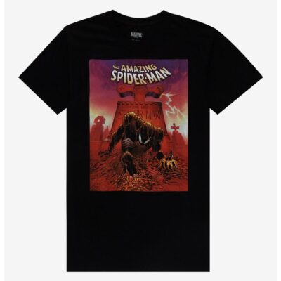 Marvel Spider-Man Grave Comic T-Shirt