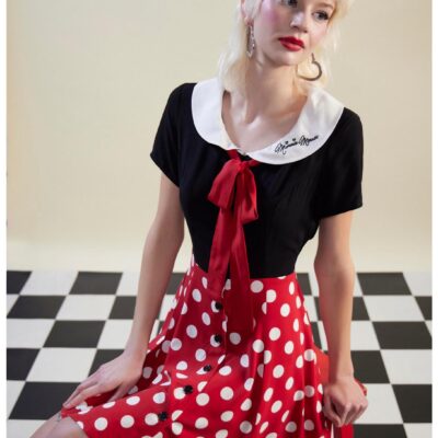 Disney Minnie Mouse Polka Dot Retro Dress