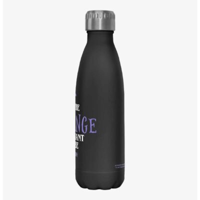 Wednesday Be The Strange You Want To Be Water Bottle