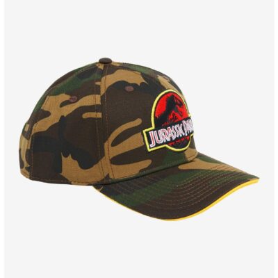 Jurassic Park Camouflage Snapback Hat