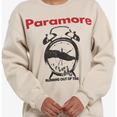 Paramore Running Out Of Time Girls Sweatshirt