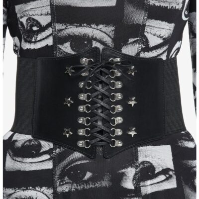 Stars Lace-Up Corset Belt