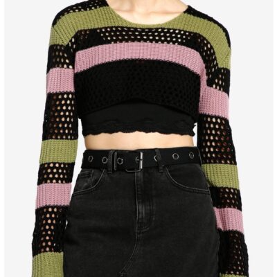 Sweet Society Stripe Girls Knit Shrug