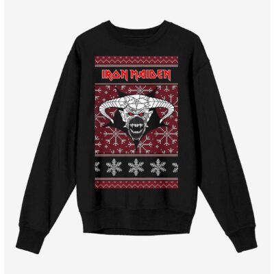 Iron Maiden Holiday Horned Demon Sweatshirt