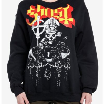 Ghost Papa Emeritus Cloaked Minions Girls Sweatshirt