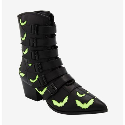 Strange Cvlt Glow-In-The-Dark Bat Coven Booties