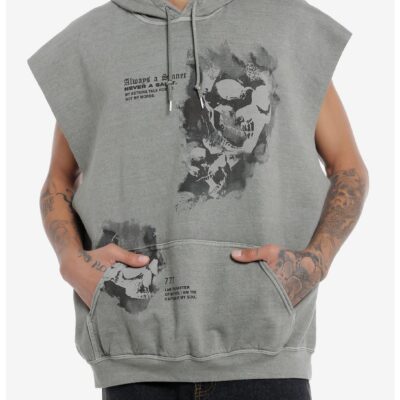 Social Collision® Always A Sinner Sleeveless Hoodie