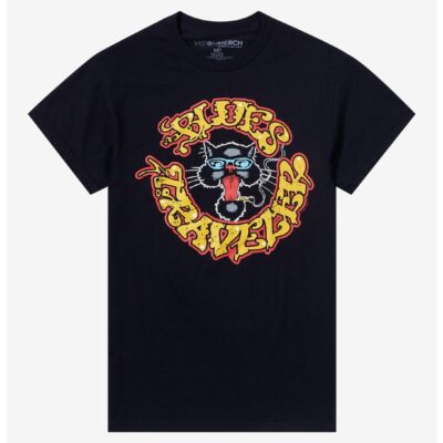 Blues Traveler Smoking Cat T-Shirt