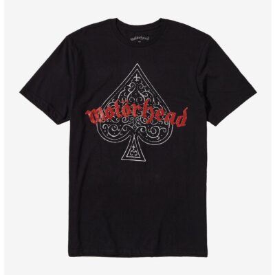 Motorhead Glitter Logo Boyfriend Fit Girls T-Shirt