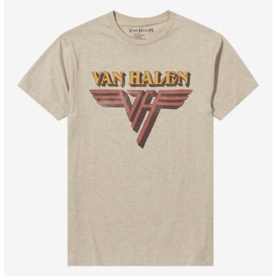 Van Halen Logo Heather Oatmeal T-Shirt