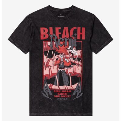 BLEACH Renji Abarai Dark Wash T-Shirt