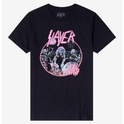 Slayer Live Undead Pastel Boyfriend Fit Girls T-Shirt