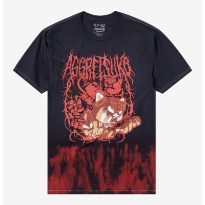 Aggretsuko Metal Dip-Dye T-Shirt