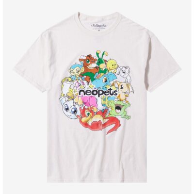 Neopets Group Boyfriend Fit Girls T-Shirt