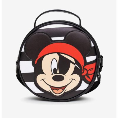 Disney Mickey Mouse Pirate Smiling Expression Crossbody Bag