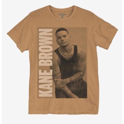 Kane Brown Portrait Boyfriend Fit Girls T-Shirt