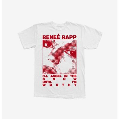 Renee Rapp Close-Up Portrait Boyfriend Fit Girls T-Shirt