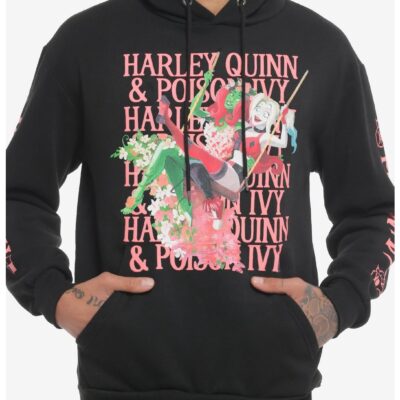 DC Comics Harley Quinn & Poison Ivy Swinging Hoodie