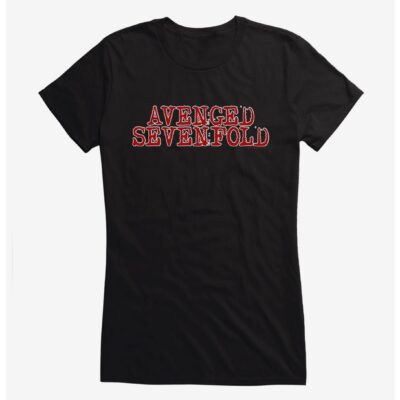 Avenged Sevenfold Red Logo Girls T-Shirt