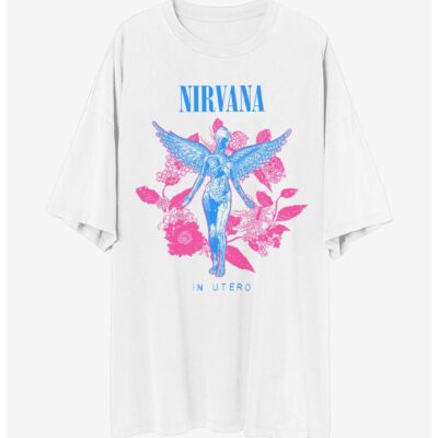 Nirvana In Utero Boyfriend Fit Girls T-Shirt