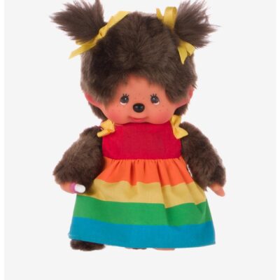 Monchhichi Rainbow Dress Girl Doll