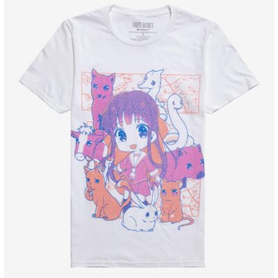 Fruits Basket Chibi Group Boyfriend Fit Girls T-Shirt