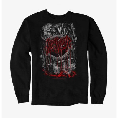 Slayer Dripping Blood Iron Eagle Sweatshirt