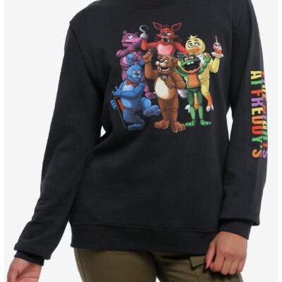 Five Nights At Freddy’s Group Shot Girls Sweatshirt