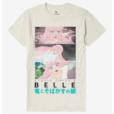 Studio Chizu Belle Character Panels Boyfriend Fit Girls T-Shirt