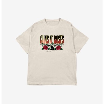 Guns N’ Roses Logo Boyfriend Fit Girls T-Shirt