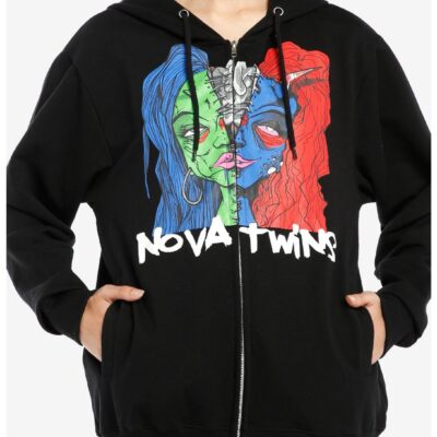 Nova Twins Split Zombie Head Hoodie