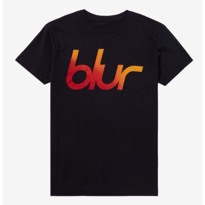 Blur Ombre Logo Boyfriend Fit Girls T-Shirt