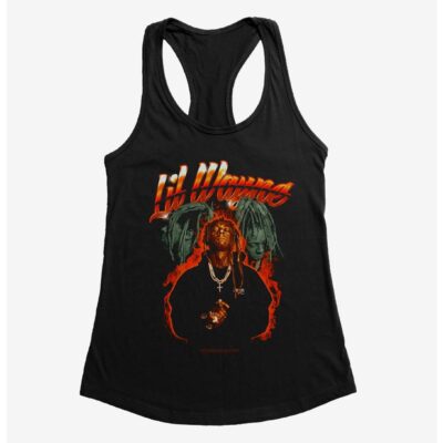 Lil Wayne Flames Girls Tank