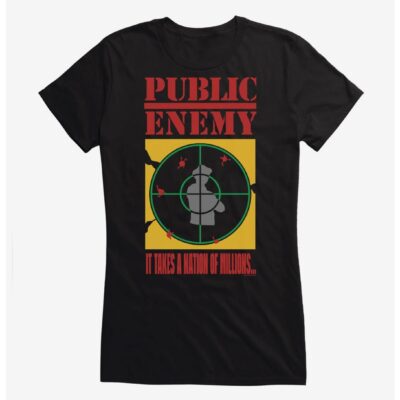 Public Enemy Takes A Nation Of Millions Girls T-Shirt