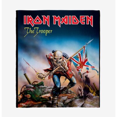 Iron Maiden The Trooper Throw Blanket