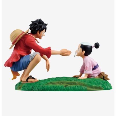 Bandai Spirits One Piece Ichibansho Monkey D. Luffy & Momonosuke Statue